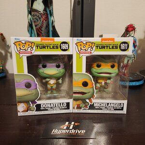 Teenage Mutant Ninja Turtles 1990 Funko PoP Bundle of 2